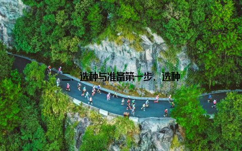 二、选种与准备第一步, 选种