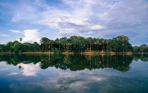 我忍不住走过去, 仔细端详